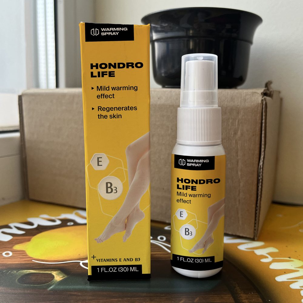Fünf Hondrolife Sprays zum Einreiben